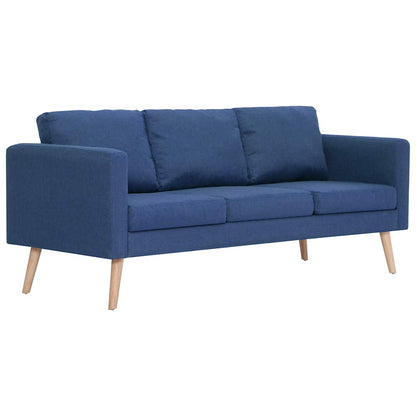 Set Divani 2 pz in Tessuto Blu | homemem39