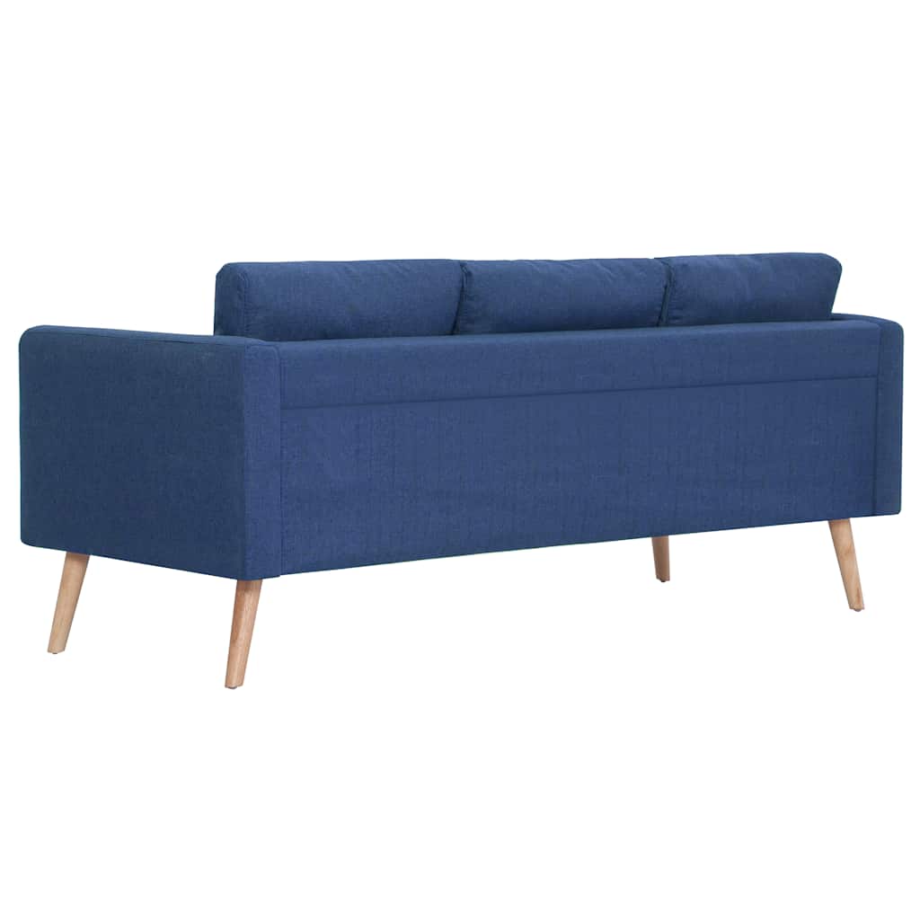 Set Divani 2 pz in Tessuto Blu | homemem39
