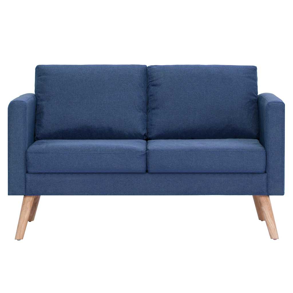 Set Divani 2 pz in Tessuto Blu | homemem39