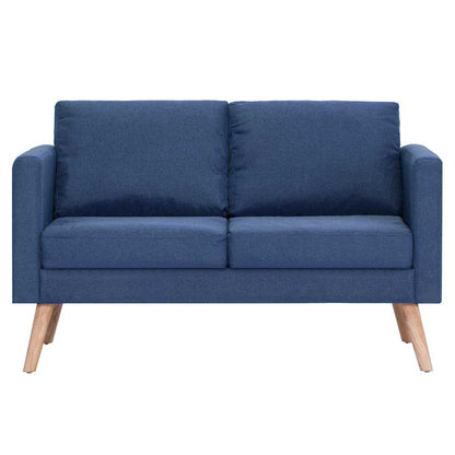 Set Divani 2 pz in Tessuto Blu | homemem39