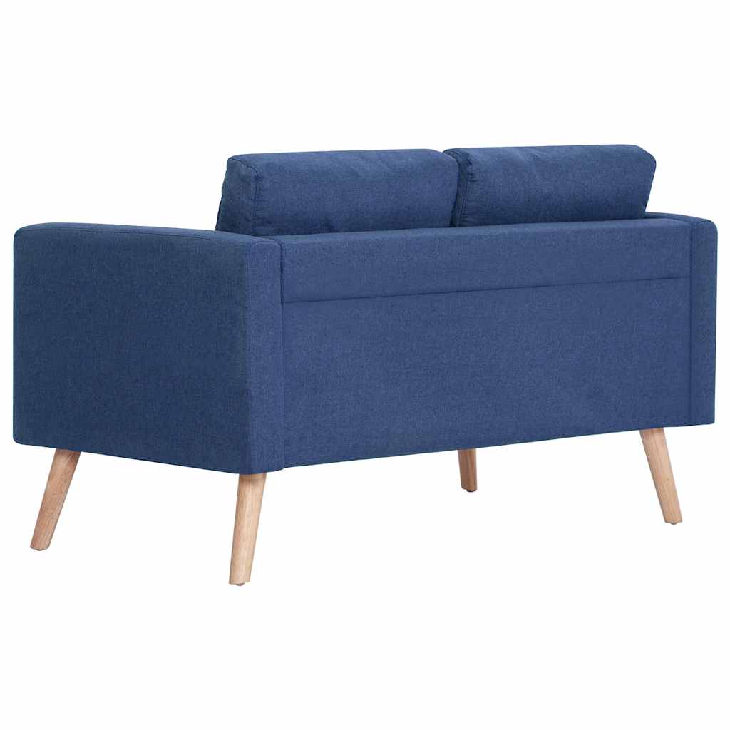 Set Divani 2 pz in Tessuto Blu | homemem39