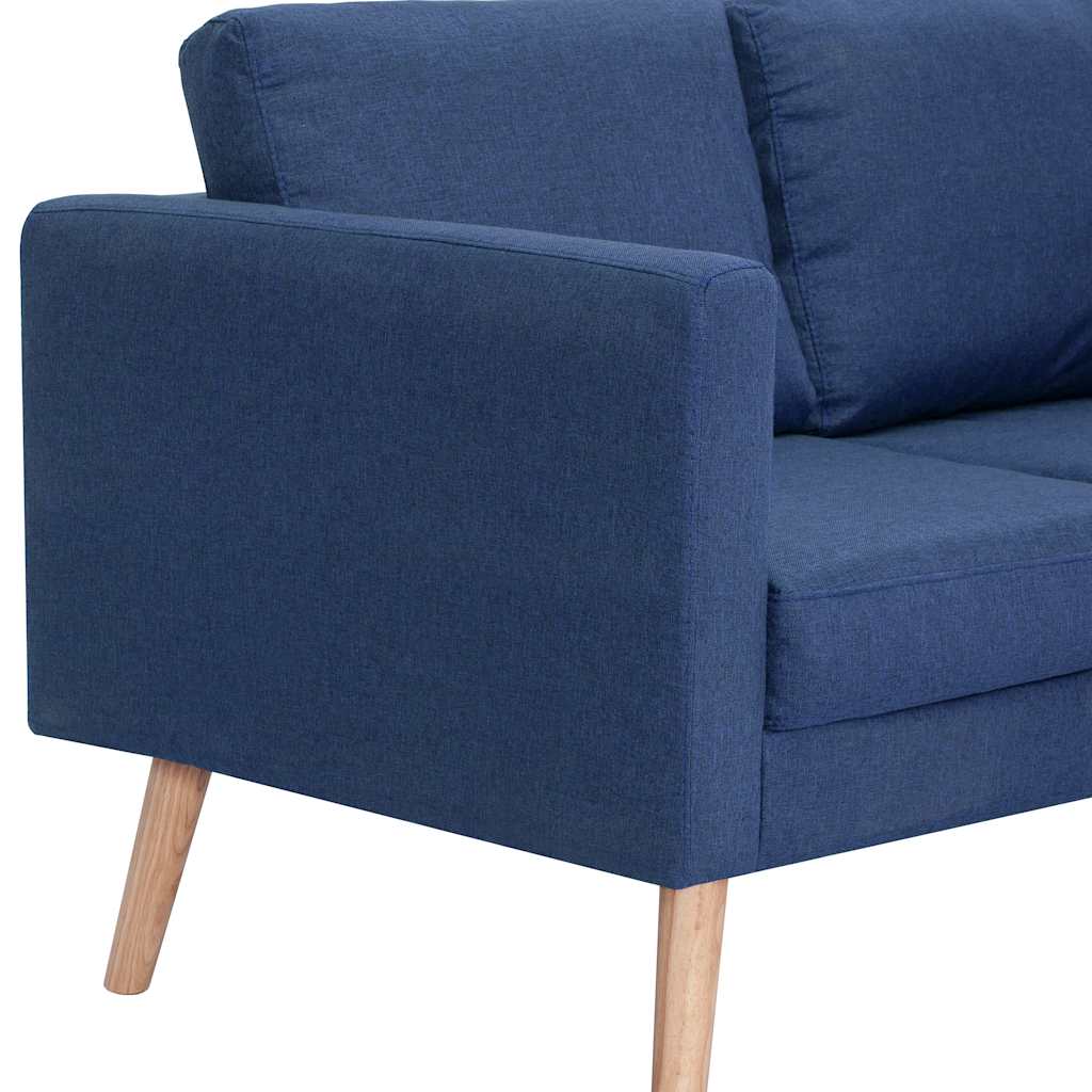 Set Divani 2 pz in Tessuto Blu | homemem39