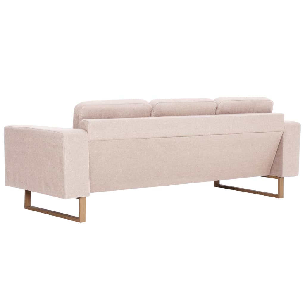 Set Divani 2 pz in Tessuto Crema | homemem39