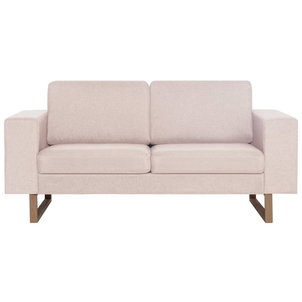 Set Divani 2 pz in Tessuto Crema | homemem39