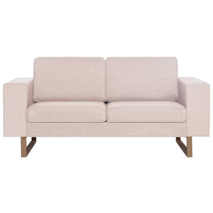 Set Divani 2 pz in Tessuto Crema | homemem39