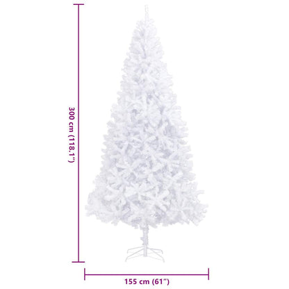 Albero di Natale Artificiale 300 cm Bianco | homemem39