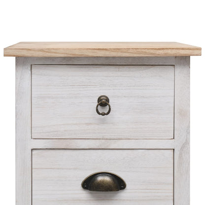 Mobiletto 35x25x57 cm in Legno di Paulownia - homemem39