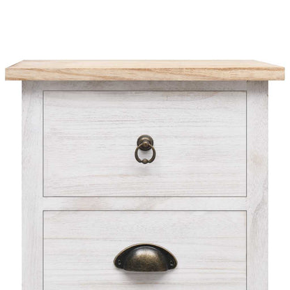 Mobiletto 35x25x87 cm in Legno di Paulownia | homemem39