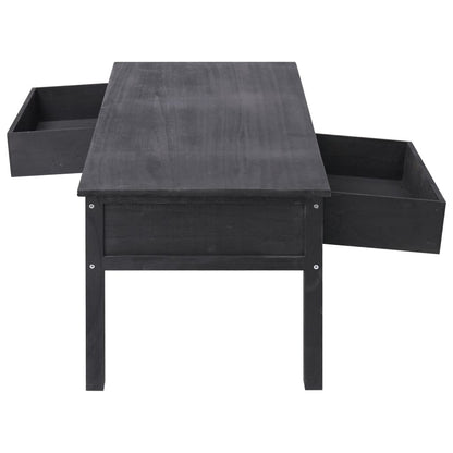 Tavolino da Salotto Nero 100x50x45 cm in Legno | homemem39