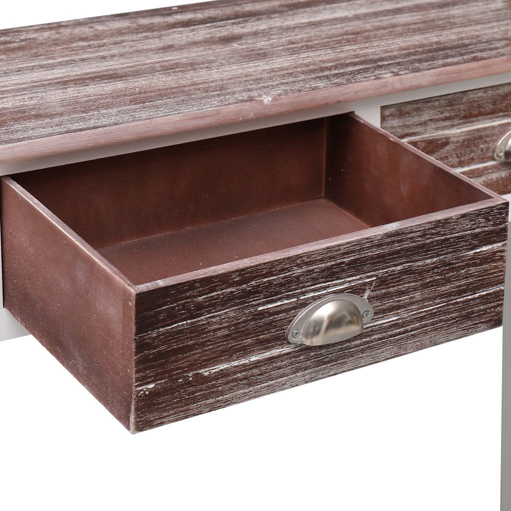 Tavolo Consolle Marrone 90x30x77 cm in Legno | homemem39