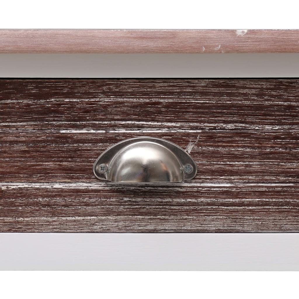 Tavolo Consolle Marrone 90x30x77 cm in Legno | homemem39