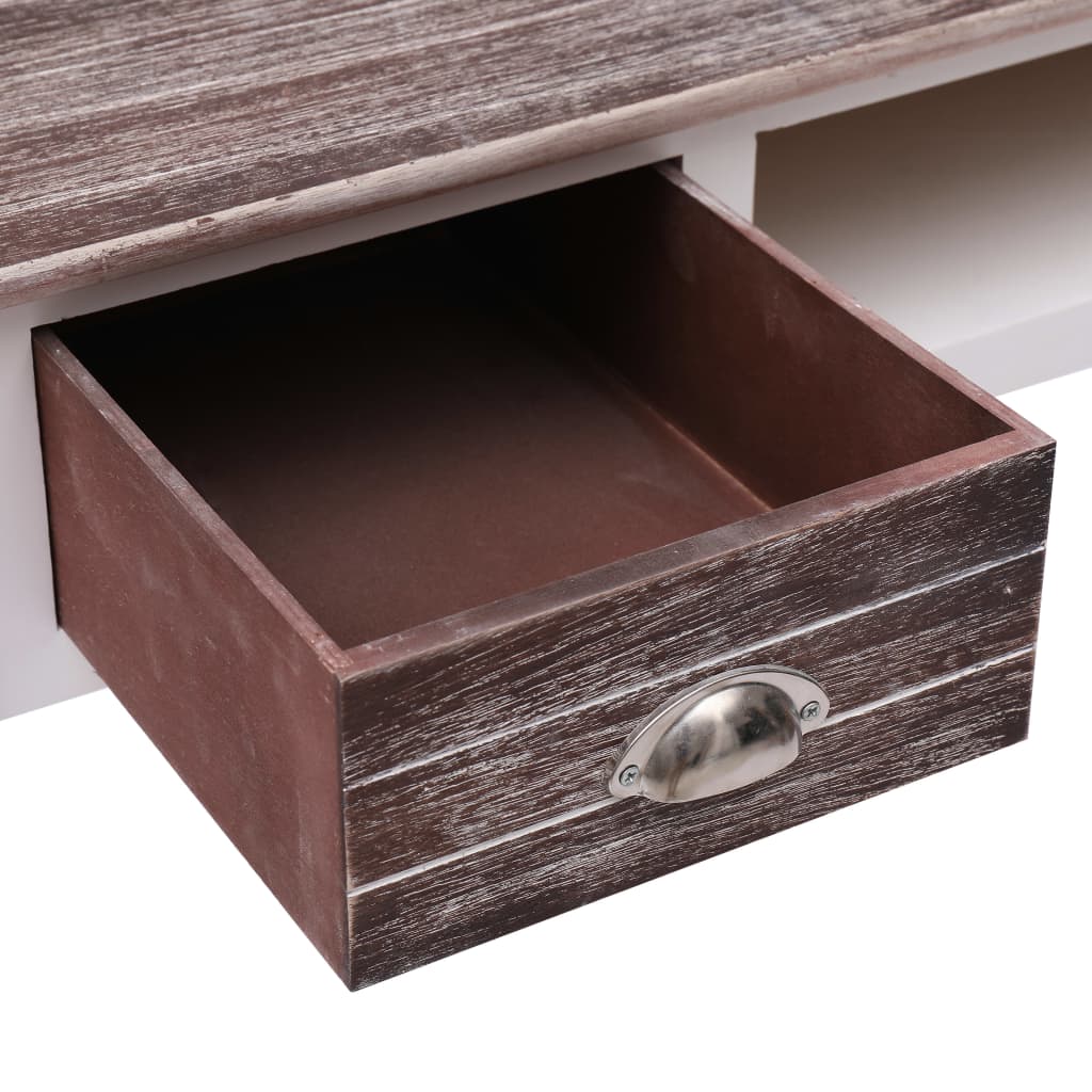 Scrivania Marrone 110x45x76 cm in Legno | homemem39