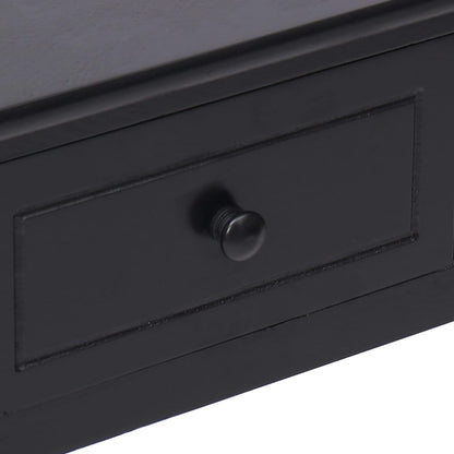 Scrivania Nera 110x45x76 cm in Legno | homemem39