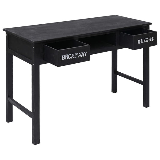 Tavolo Consolle Nero 110x45x76 cm in Legno | homemem39