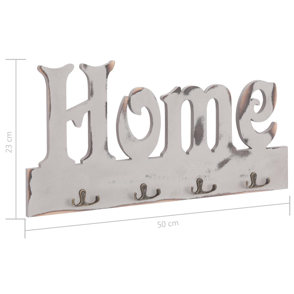 Appendiabiti a Muro HOME 50x23 cm - homemem39