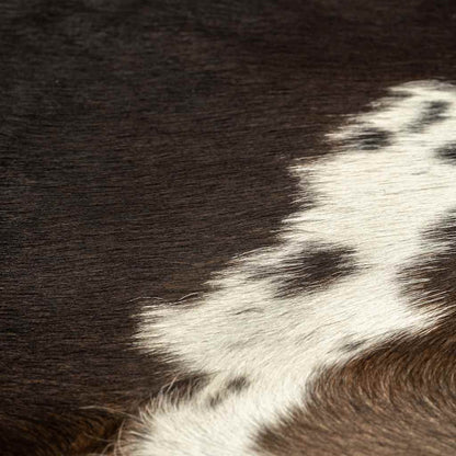 Tappeto in Vera Pelle Bovina Nero 150x170 cm - homemem39