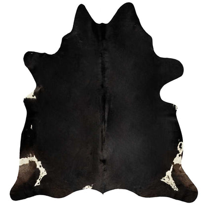 Tappeto in Vera Pelle Bovina Nero 150x170 cm - homemem39