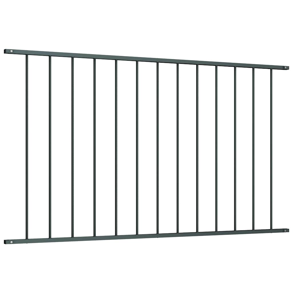 Pannello di recinzione in acciaio verniciato a polvere 1,63x1 m antracite