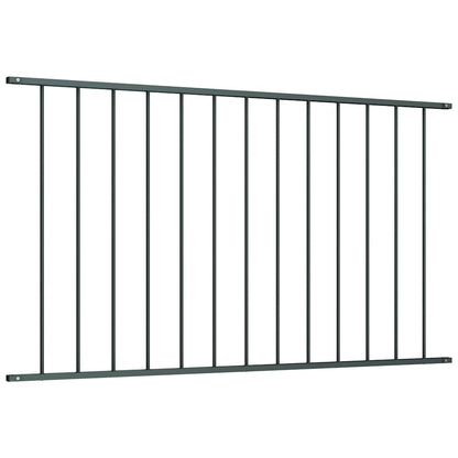 Pannello di recinzione in acciaio verniciato a polvere 1,63x1 m antracite