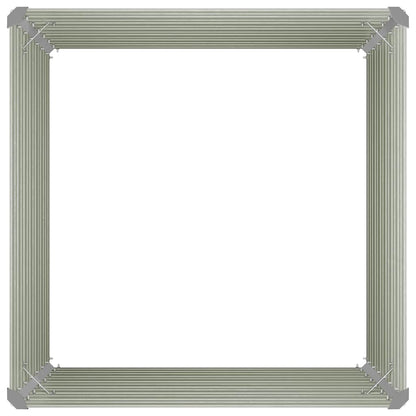 Letto di Coltura Rialzato Marrone 100x100x77cm Acciaio Zincato | homemem39