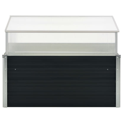 Serra Antracite 100x100x77 cm in Acciaio Zincato | homemem39