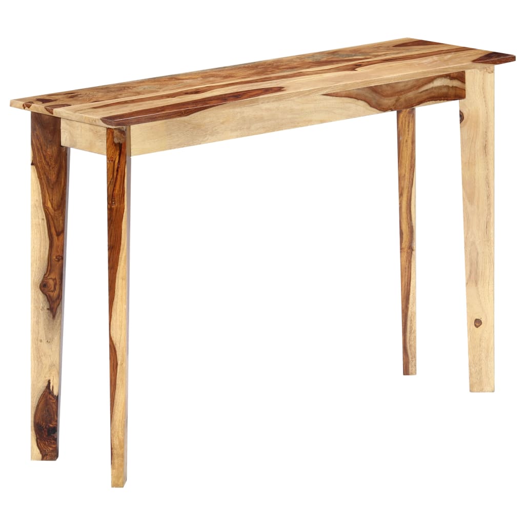 Tavolo Consolle 110x35x76 cm in Legno Massello di Acacia