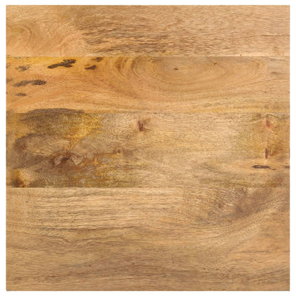Tavolino di Servizio 43x43x40 cm Legno Massello di Mango - homemem39