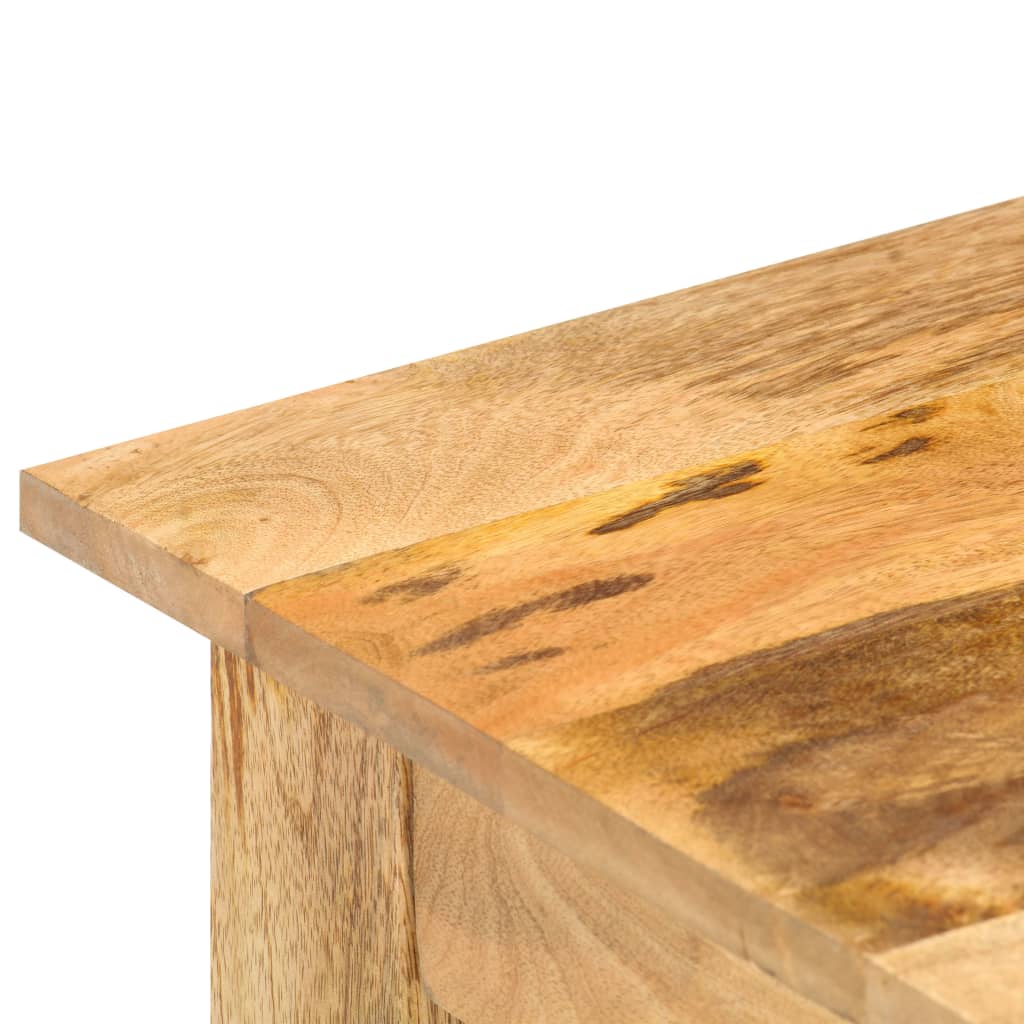 Tavolino di Servizio 43x43x40 cm Legno Massello di Mango | homemem39