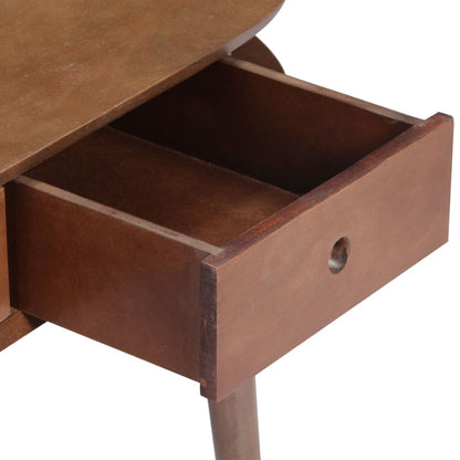 Tavolino da Salotto 100x50x46 cm in Legno Massello di Acacia