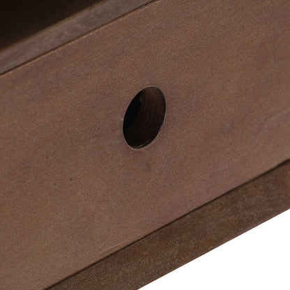 Mobile Porta TV 110x35x50cm in Legno Massello di Acacia