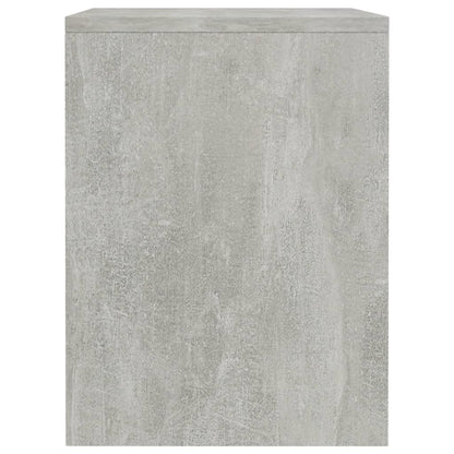 Comodino Grigio Cemento 40x30x40 cm in Legno Multistrato - homemem39