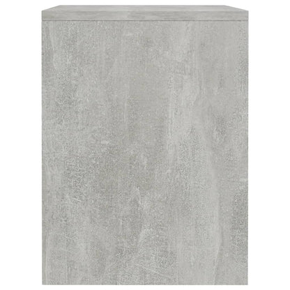 Comodini 2 pz Grigio Cemento 40x30x40 cm in Legno Multistrato