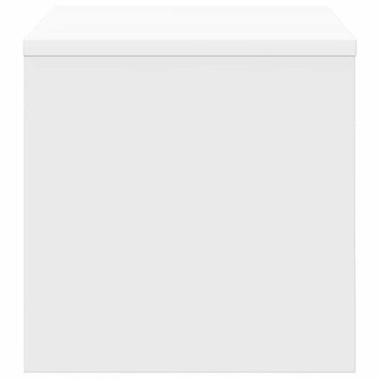 Comodino Bianco 40x30x30 cm Legno Ingegnerizzato