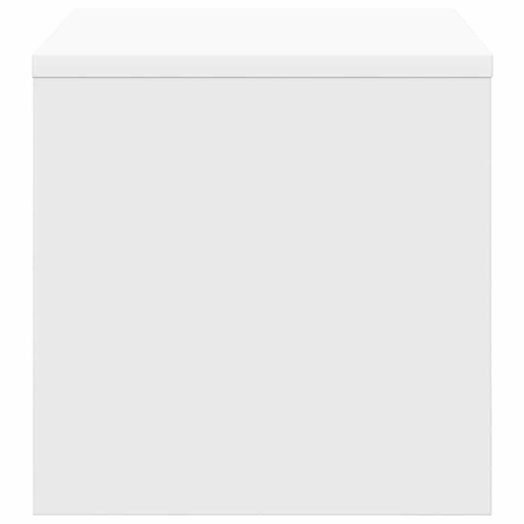 Comodini Bianchi 2 pz 40x30x30 cm Legno Ingegnerizzato - homemem39