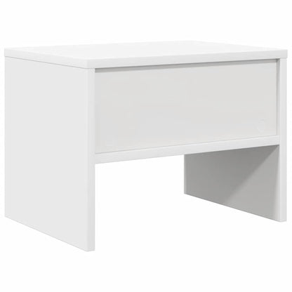 Comodini Bianchi 2 pz 40x30x30 cm Legno Ingegnerizzato - homemem39
