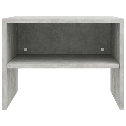 Comodini 2 pz Grigio Cemento 40x30x30 cm in Legno Multistrato - homemem39