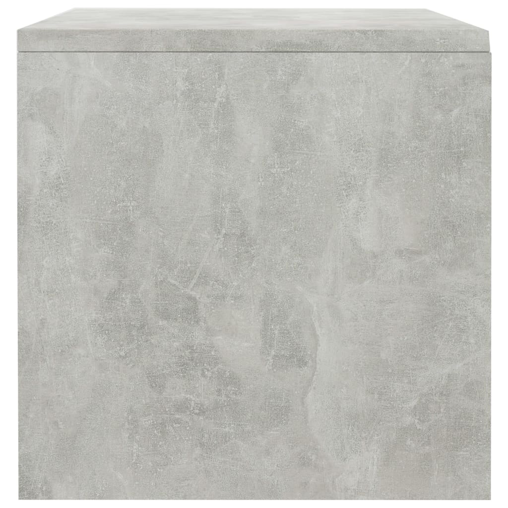 Comodini 2 pz Grigio Cemento 40x30x30 cm in Legno Multistrato - homemem39