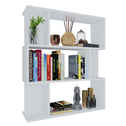 Libreria/Divisorio Bianco 80x24x96 cm in Legno Ingegnerizzato | homemem39