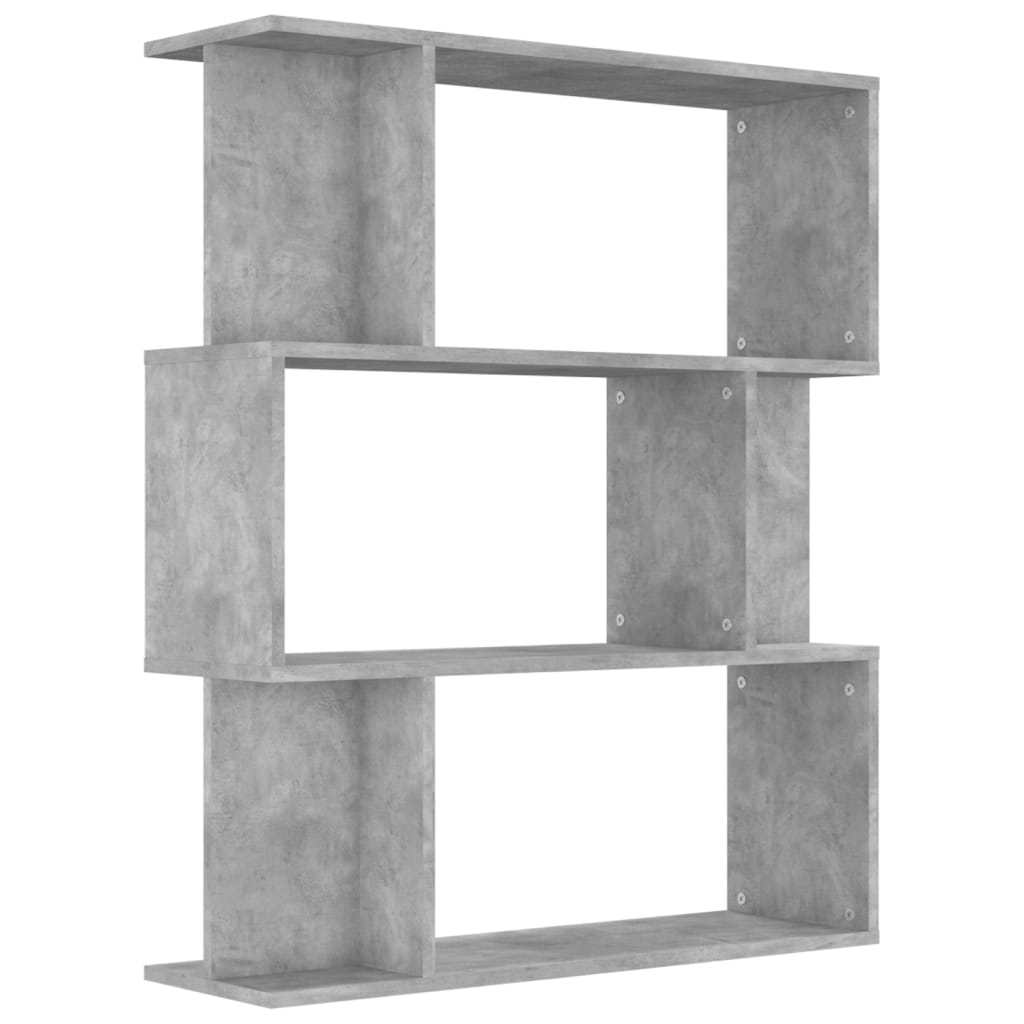 Libreria/Divisorio Grigio Cemento 80x24x96 cm Legno Ingegnerizzato | homemem39