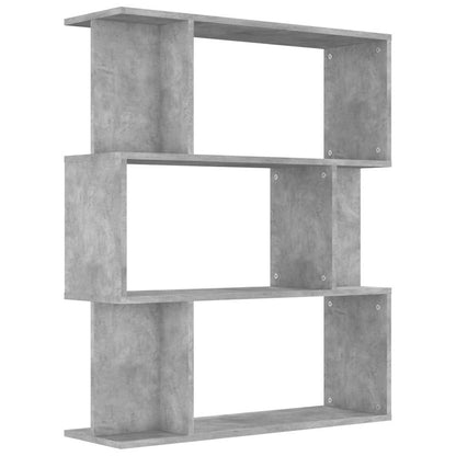 Libreria/Divisorio Grigio Cemento 80x24x96 cm