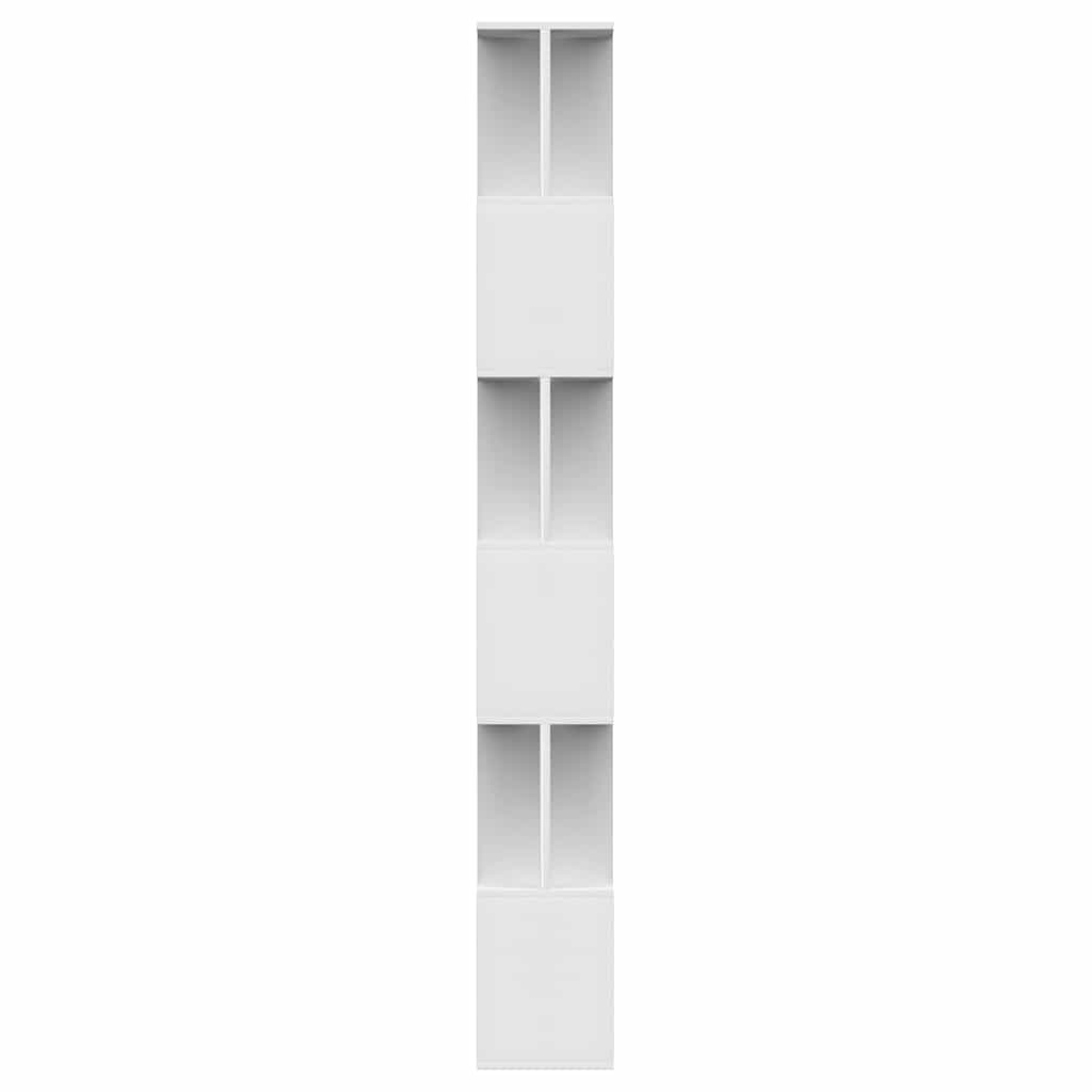 Libreria/Divisorio Bianco 80x24x192 cm in Legno Ingegnerizzato