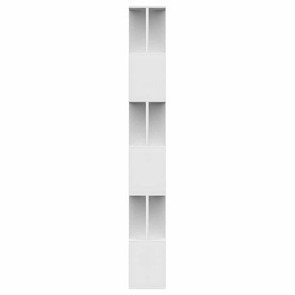 Libreria/Divisorio Bianco 80x24x192 cm in Legno Ingegnerizzato