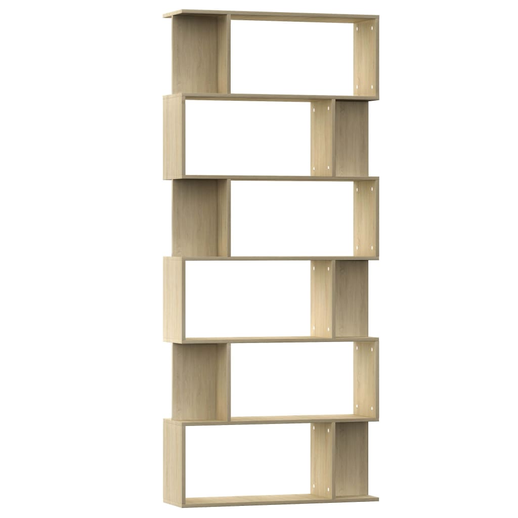 Libreria/Divisorio Rovere Sonoma 80x24x192 cm Legno Ingegnerizzato | homemem39