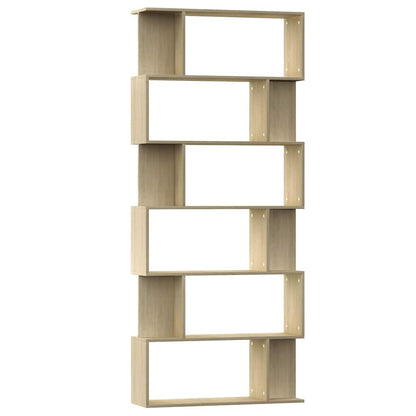 Libreria/Divisorio Rovere Sonoma 80x24x192 cm