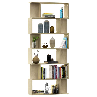 Libreria/Divisorio Rovere Sonoma 80x24x192 cm