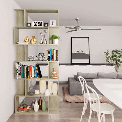 Libreria/Divisorio Rovere Sonoma 80x24x192 cm