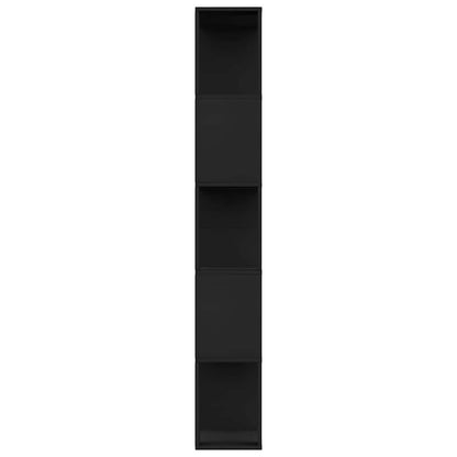 Libreria/Divisorio Nero 80x24x159 cm in Legno Ingegnerizzato
