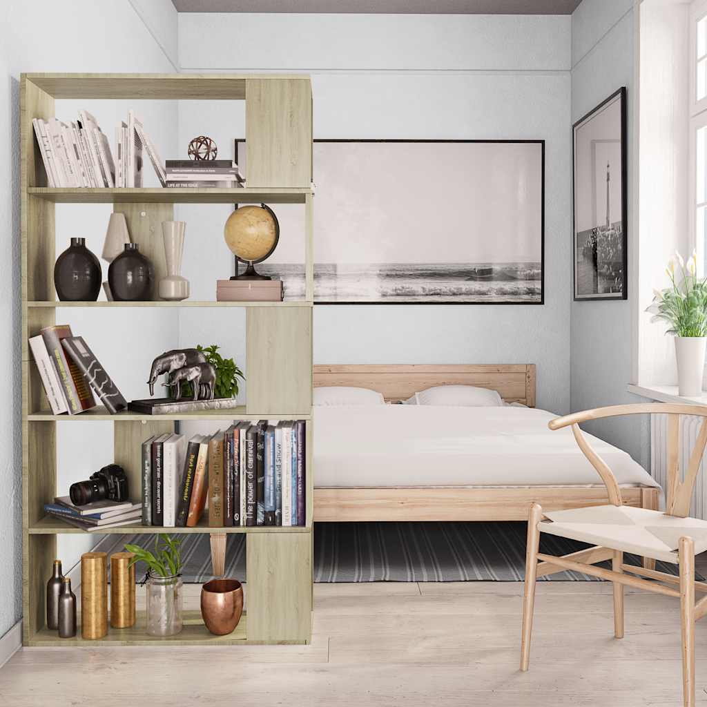 Libreria/Divisorio Rovere Sonoma 80x24x159 cm