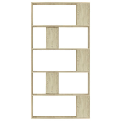 Libreria/Divisorio Rovere Sonoma 80x24x159 cm Legno Ingegnerizzato | homemem39