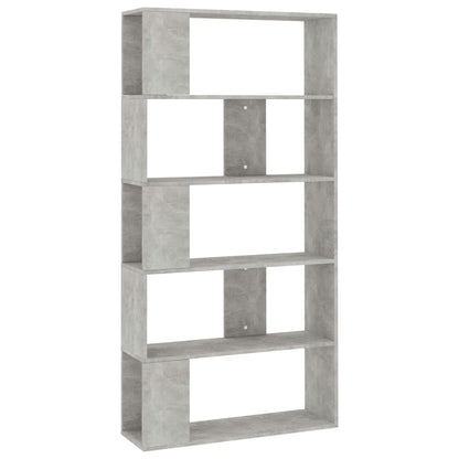 Libreria/Divisorio Grigio Cemento 80x24x159cm Legno Ingegnerizzato | homemem39